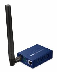 PLANET 802.11ah Halow Wi-Fi Netzwerkbrücke Blau (802.11ah Halow Wi-Fi - Bridge/Station [EU868 Sub-1G, - 1 10/100TX RJ45, 1 RS485, -20~60 degrees C, compact size metal housing, - Warranty: 12M)