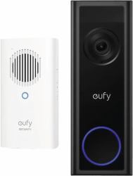 Eufy E8223312 Video-Zugangssystem Schwarz (eufy Video Doorbell C31 with SD Card+Chime)
