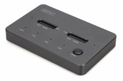 Digitus NVMe Klonstation USB3.1 Gen2 Typ-C NVMe M.2 SSD Gehäuse (NVME CLONE STATION USB C - 2 BAY NVME DUPLICATOR M.2 SSD)