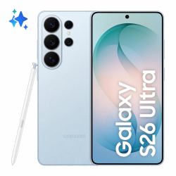 Samsung Galaxy S26 Ultra 17,5 cm [6.9"] Dual-SIM Android 16.0 5G USB Typ-C 12 GB 512 GB 5000 mAh Blau (GALAXY S26 ULTRA SKY BLUE 512GB)
