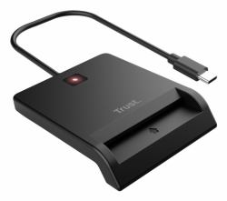 Trust 26253 smart card reader Indoor USB Type-C Black ([NEW] 26253 PRIMO USB-C DNI SMARTCARD READER)