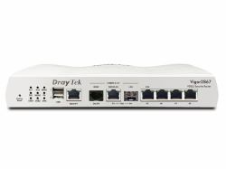 DrayTek Vigor 2867 wired router 10 Gigabit Ethernet, Gigabit Ethernet, 2.5 Gigabit Ethernet White (DRAYTEK V2867-K MULTI-GIG VDSL FTTP ROUT)