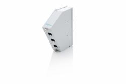 Digitus LWL Hutschienen Spleißverteiler, Abgewinkelt, 6 SC SX/LC DX, Grau (FIBER OPTIC DIN RAIL SPLICE DIS - ANGLED 6 SC DX/LC QUAD GREY)