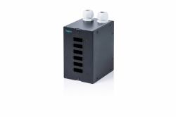 Digitus LWL Hutschienen Verteiler, 6 Port, SC DX/LC Quad, Schwarz (FIBER DIN RAIL PATCH MODULE 6X - SC DX / LC QUAD)