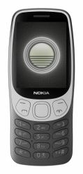 Nokia 3210 [2024] 6,1 cm [2.4"] 89 g Schwarz Funktionstelefon (3210 [2024] - 4G, Volte, - 2,4", 2Mp, 64Mb/128Mb Grunge - Black - Warranty: 12M)