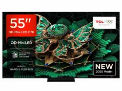 TCL 55C7K-UK Fernseher 139,7 cm [55"] 4K Ultra HD Smart-TV WLAN Schwarz 3000 cd/m² (TCL C7K 55 QD-MINI LED 4K HDR SMART)