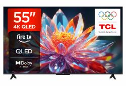TCL T6C 55T6C-UK TV 139,7 cm [55"] 4K Ultra HD Smart TV Wifi Métallique 350 cd/m² (TCL T6C 55 QLED 4K HDR SMART FIRE TV)