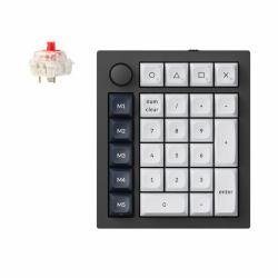 Keychron Q0 Max Numerische Tastatur Universal Bluetooth/USB/RF Wireless Schwarz (Q0M-M1 WLESS BACKLIT RED SWITCH BK)