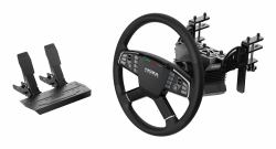 Moza Racing RS071 Flug-/Rennsimulator-Zubehör Rennrad (MOZA Truck Driving Simulator [R5 base+TSW Truck wheel+SR-P Lite two pedal+Truck)