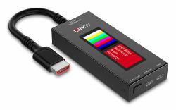 Lindy HDMI 8K30 Signal Generator Schwarz (HDMI 8K30 SIGNAL GENERATOR - FOR PROFESSIONAL HDMI AV SIGNALS)