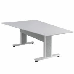 Middle Atlantic Products FM-TAN-0905430-D8W Schreibtisch (FORUM TABLE IN ANGLE SHAPE 90 INCH WIDT)