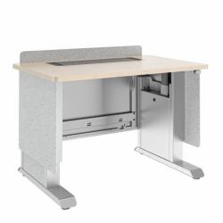 Middle Atlantic Products FML-42AE1MS-EU Rednerpult Grau, Silber 65,8 kg (FM LECTERN 4227 HTADJ E1 MG EU)