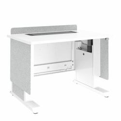 Middle Atlantic Products FML-42AD8WS-FR Rednerpult Grau, Weiß 65,8 kg (FM LECTERN 4227 HTADJ D8 LW FR)