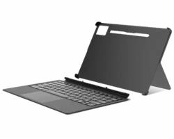 Lenovo ZG38C06011 Tastatur für Mobilgeräte Pogo Pin Schwarz (Idea Tab Pro KB Pack Grey[UK-EN]. WARRANTY: 1YR CCR)