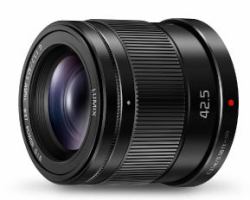 Panasonic H-HS043E MILC Teleobjektiv Schwarz (H-HS043E-K - High Speed F1.7 Mid-Telephoto Focal Length Lens - Black)