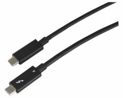 Lenovo 4Z51A40455 Thunderbolt-Kabel 2 m 40 Gbit/s Schwarz (CABLES_CON LINTES TAA200-E60. WARRANTY: 1YR CCR)