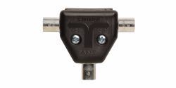 Shure UA221 Kabelspalter oder -kombinator Kabel-Splitter-/Verbinder Schwarz (SHURE UA221 PASSIVE ANTENNA SPLITTER)