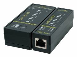 LogiLink WZ0080 Netzwerkkabel-Tester RJ-45 & SFP tester Schwarz (Network Cable Tester Rj-45 & - Sfp Tester Black - Warranty: 12M)