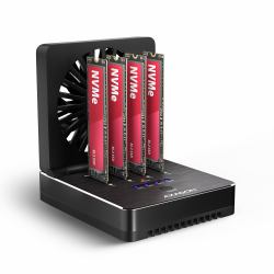 Axagon ADSA-M2C44 USB4 Dockingstation für 4x M.2 NVMe SSDs, Klonen (AXAGON ADSA-M2C44 USB4 docking station)