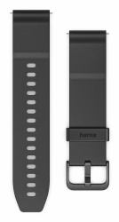 Hama 00178659 accessoire intelligent à porter sur soi Bande Noir Silicone (PAYMENT WRISTBAND NFC 22MM BLACK)