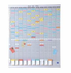 Nobo Jahresplaner Set (Nobo 2911200 T-Card Large Format Annual Planning Kit)