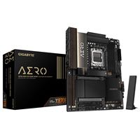 Gigabyte X870E AERO X3D DARK WOOD AMD AM5 Socket Motherboard, ATX, 4x DDR5 Slots, 4x M.2 Sockets, Fitted I/O Shield, 2x 5GbE LAN, Wi-Fi 7, 1x HDMI Port / 2x USB-C [USB4]