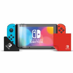 PDP 500-219-EU accessoire de console de jeux Protecteur d'écran (Nintendo Switch & Oled Multi - Screen Protector Kit - Warranty: 12M)