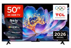 TCL 50V6D-UK Fernseher 127 cm [50"] 4K Ultra HD Smart-TV WLAN Schwarz 260 cd/m² (TCL V6D 50 4K HDR FIRE TV HDR10+)