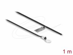 DeLOCK 91802 Zubehör für Temperatur-/Feuchtigkeitssensor Verlängerungskabel Schwarz 1 Stück[e] (Delock - Temperatursensorkabel - Schwarz - 1 m)