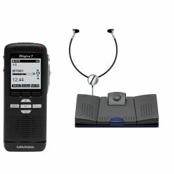 Grundig Digta 7 Starter Kit Internal memory & flash card Black (Digta 7 Starter Kit Internal - Memory & Flash Card Black - Warranty: 12M)