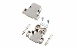 Serial metal housing, - metallized plastic, 15P