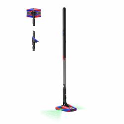 Dyson PencilVac Fluffycones Aspirapolvere elettrica Batteria Secco Senza sacchetto 0,8 L Nero, Grigio (Dyson PencilVac Fluffycones - Stabstaubsauger - Schwarz, Grau)