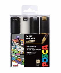 POSCA PC-8K 4pc Mono Pack (POSCA Marker UNI PC-8K 4er Set)