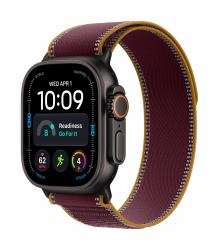 Apple Watch Ultra 4 OLED 49 mm Numérique 422 x 514 pixels Écran tactile 5G Noir Wifi GPS [satellite] (WATCH ULTRA 4 GPS/CEL 49MM - BLACK TIT. CASE BURGUNDY TRAIL L)