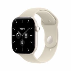 Apple Watch Series 12 GPS + Cellular 42mm Pearl White Ceramic Case with Sand Sport Band - M/L (WATCH 12 GPS AND CELL 42MM - PEARL WHITE CERAMIC CASE SAND SP)