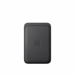 Apple iPhone Feingewebe Wallet mit MagSafe – Schwarz (FINEWOVEN WALLET - WITH MAGSAFE BLACK)