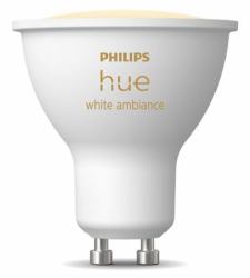 Philips Hue White ambience GU10 Intelligenter Einbaustrahler Bluetooth/Zigbee 4,2 W (Philips Hue White Ambience - Gu10 - Smart Spotlight - Warranty: 12M)