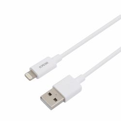 Deltaco GNG-LIGHT1MW lightning cable 1 m White (DELTACO Lightning-kabel - Lightning /)