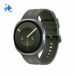 Samsung Galaxy Watch9 3.81 cm [1.5"] AMOLED 44 mm Digital 480 x 480 pixels Touchscreen Silver Wi-Fi GPS [satellite] (SAMSUNG Galaxy Watch9 BT EU silber)