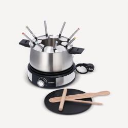 Severin 2471000 8 person[s] (Severin FO 2471 Fondue-CrÃªpes-Kombi 1500 W Edelstahl schwarz)