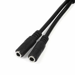 StarTech.com 3,5mm Klinke Audio Y-Kabel - 4 pol. auf 3 pol. Headset Adapter für Headsets mit Kopfhörer / Microphone Stecker - St/Bu (4 POSITION TO 2X 3 POSITION - 3.5MM HEADSET SPLITTER ADAPTER)
