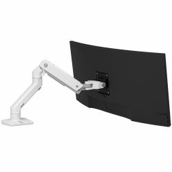 Ergotron HX Series 45-475-216 support d'écran plat pour bureau 124,5 cm [49"] Blanc (HX DESK MONITOR ARM WHITE.)