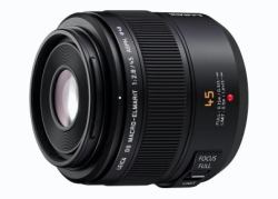 Panasonic H-ES045E Kameraobjektiv (H-ES045 - Leica Micro Four Thirds DG Macro-Elmarit 45mm f2.8 Mega OIS Lens)