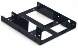 CoreParts MS35252 Computer-Gehäuseteil HDD-Halterung (Dual 2.5" to 3.5" Bracket, 12 - screws included Twelve [12] - screws included Support two 2.5" HDD or SSD into 3.5" bay - Warranty: 12M)