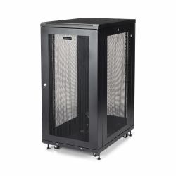 StarTech.com 24U Enterprise-Grade Server Rack Cabinet Kit, 19in Enclosed 4-Post Rack with Shelf and Cable Management, 29in [75cm] Mounting Depth, 992lb [450kg] Capacity (24U AV RACK CABINET ENCLOSU...