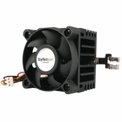 StarTech.com 50x50x41mm Socket 7/370 CPU Cooler Fan w/ Heatsink and TX3 and LP4 (PENTIUM/CELERON CPU COOLER FAN - W/ 3-LEAD TX3 CONNECTOR)