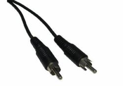 Cables Direct 25m RCA/RCA cable de audio Negro (CDL 25m One RCA Cable)