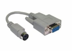 Cables Direct PS/2 Mouse Cable Adaptor Grau 0,15 m (CDL 15CM PS/2 F - D9 F MOUSE ADAPTOR)