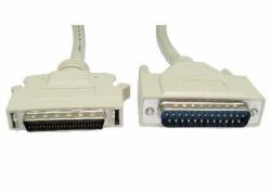 Cables Direct 2m, DB25 M/HP DB50 M, SCSI-2 SCSI-Kabel Grau Extern DB50/HPM (CDL 2M DB25M-HP50D M Beige SCSI)