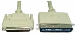Cables Direct 2m HP68/50C M/M SCSI-Kabel Beige Extern DB68/HP Centronics C50 (CDL 2m SCSI 1-3 50 CENT - HP68)